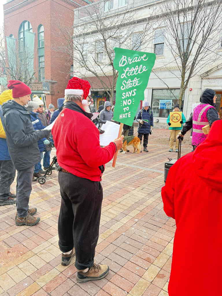 ICE-OUT Caroling: Brave Little State, says No to Hate