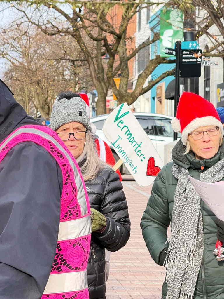 ICE-OUT Caroling: Vermonters heart Immigrants