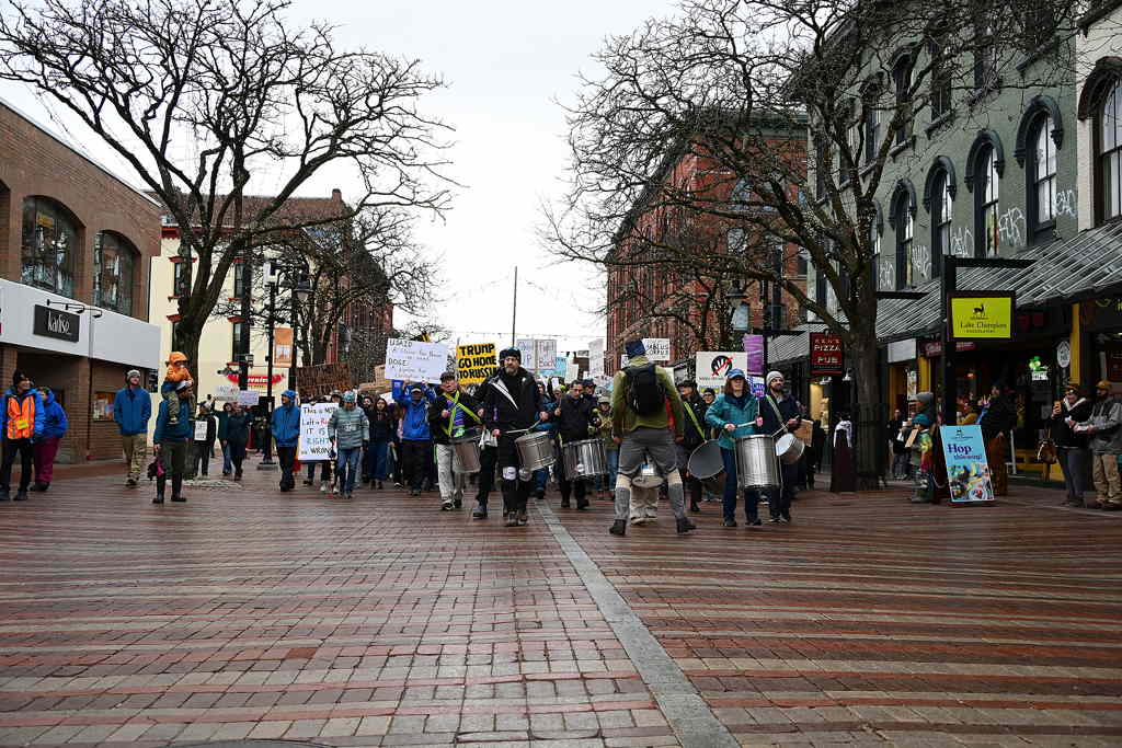 marching up church