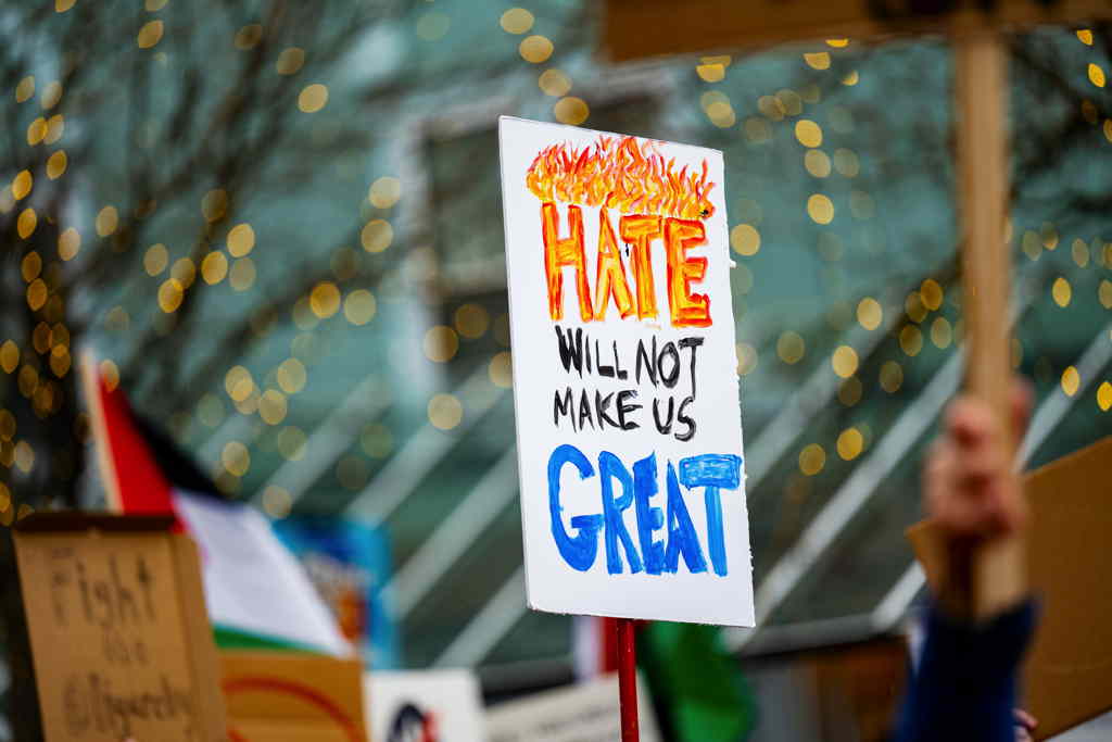 hate will not make us great