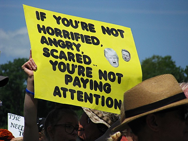 if you're not horrified you're not paying attention